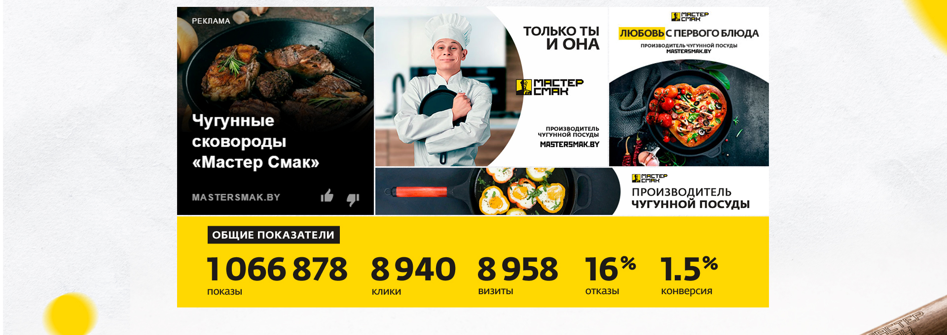 Digital-продвижение белорусского бренда чугунной посуды «Мастер Смак»