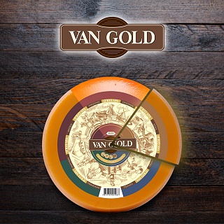 Промо-сайт для линейки сыров «VAN GOLD»